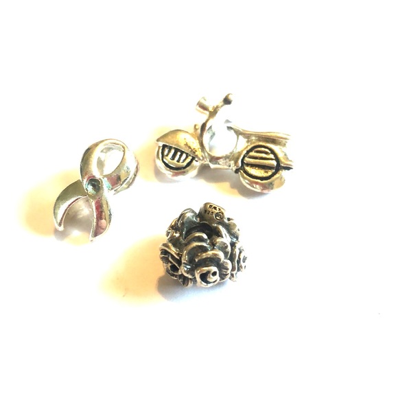 Jewelry - 3 beads for pandora style bracelets